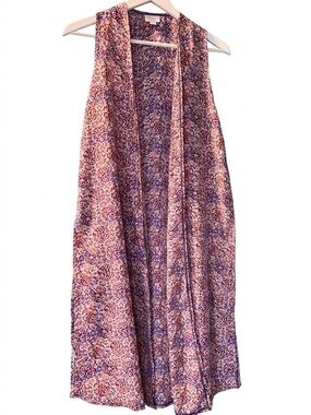 Women’s Pink Floral Duster, LulaRoe Joy